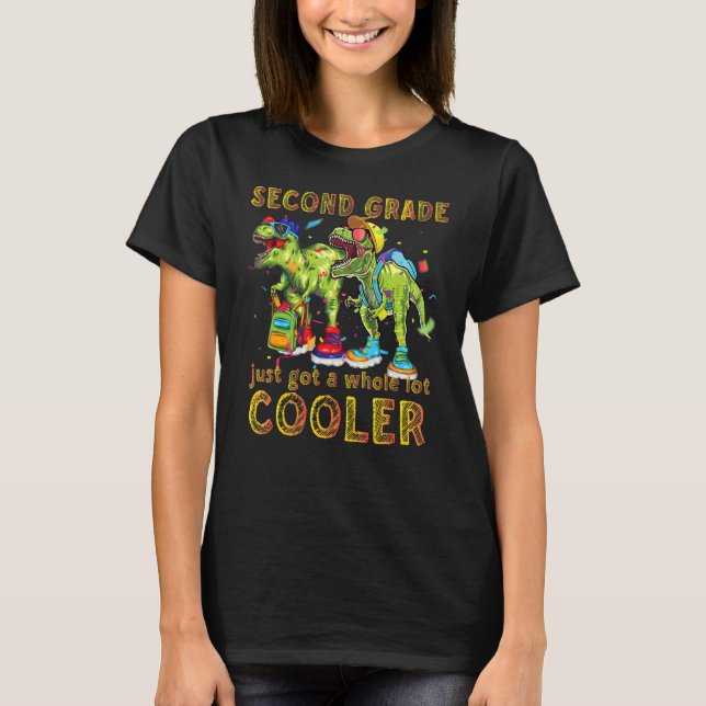2nd Grade Just Got Cooler Back To School Youth Siz T-Shirt (Front)