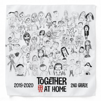 2nd Grade Keepsake Characters Bandana 2020