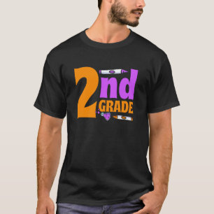 2nd Grade Learning Student Teacher School Second G T-Shirt
