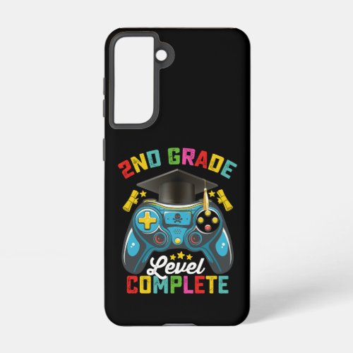 2nd Grade Level Complete Graduation Gaming Gamer Samsung Galaxy S21 Case