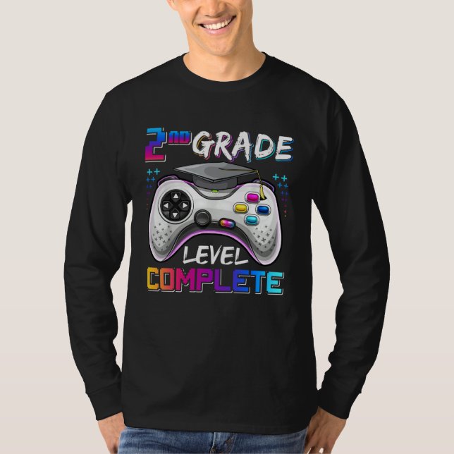 2nd Grade Level Complete Happy Last Day Of School  T-Shirt (Front)