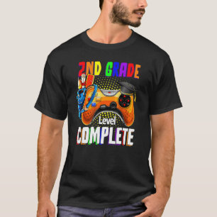 2nd Grade Level Complete Last Day Of School Gradua T-Shirt