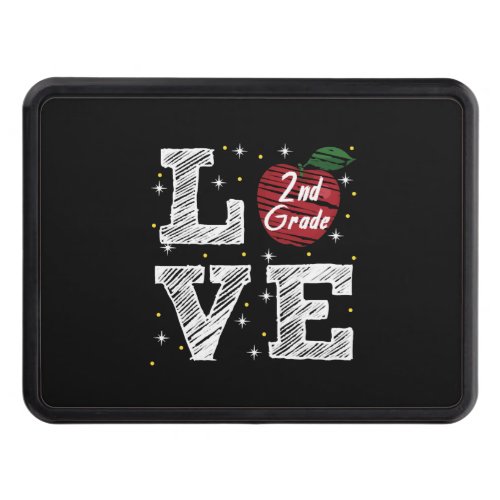 2nd grade love apple hitch cover