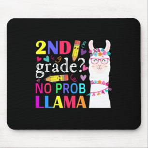 2nd Grade No Prob-llama Teacher Student First Day Mouse Pad