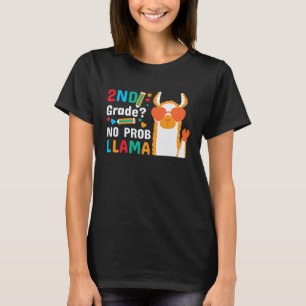 2nd Grade No Problem Llama T-Shirt