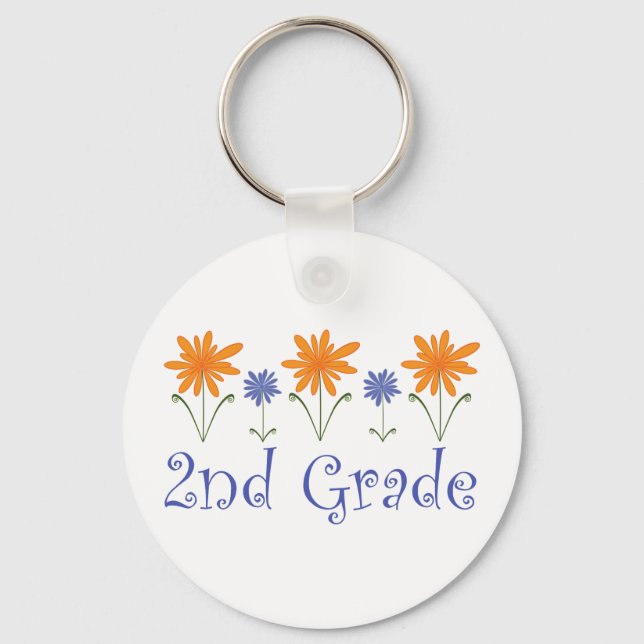 2nd Grade Present Keychain (Front)
