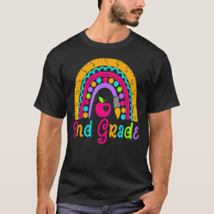 2nd Grade Rainbow Teacher Team Second Grade Squad T-Shirt