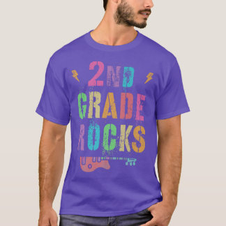2nd GRADE ROCKS Student Teacher SECOND Grader Rock T-Shirt