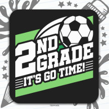 2nd Grade Soccer Football First Day Back To School