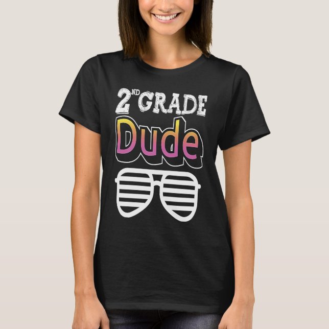 2nd Grade Squad Crew Team Back School Graduation T T-Shirt (Front)