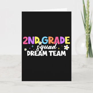 2nd Grade Squad Dream Team Teacher Student Ck To S Card