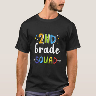 2nd Grade Squad Second Back To School Student Teac T-Shirt