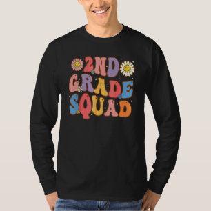 2nd Grade Squad Second Teacher Student Team Back T T-Shirt