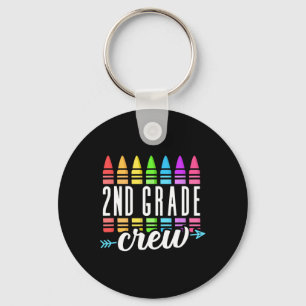 2nd Grade Squad Teacher Team Second Grade Rocks Ki Keychain