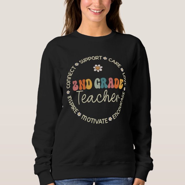 2nd Grade Teacher Appreciation Week Back to School Sweatshirt (Front)