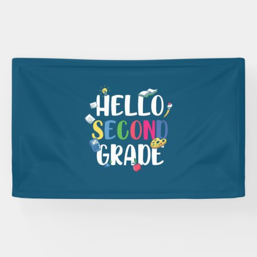 2nd Grade Teacher Hello Second Grade Banner