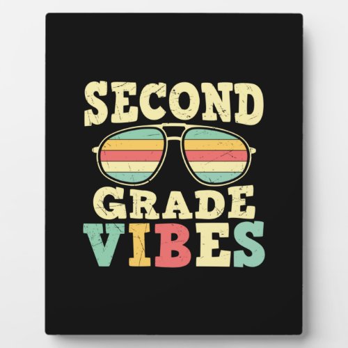 2nd Grade Teacher Second Grade Vibes Plaque