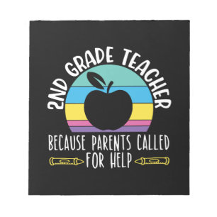 2nd Grade Teacher Shirts I Love My Second Graders Notepad