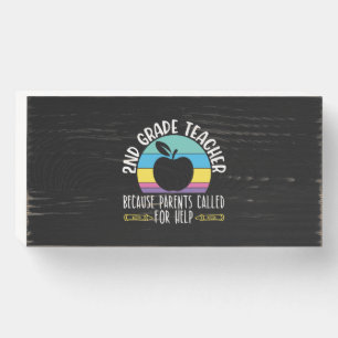2nd Grade Teacher Shirts I Love My Second Graders Wooden Box Sign