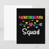 2nd grade Teacher Shirts School Team Second Grade (Front/Back)