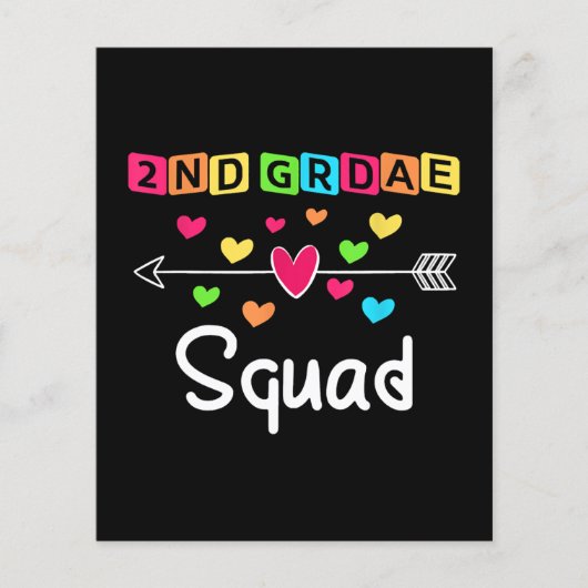 2nd grade Teacher Shirts School Team Second Grade (Front)