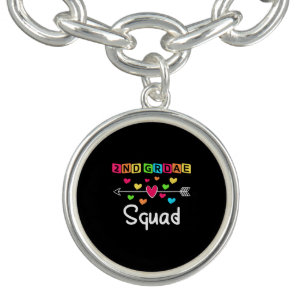 2nd grade Teacher Shirts School Team Second Grade Bracelet