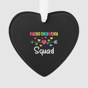 2nd grade Teacher Shirts School Team Second Grade Ornament