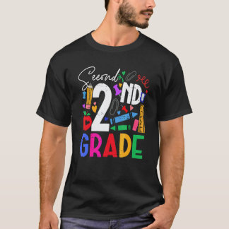 2nd Grade Teacher Team Second Grade Squad Girls Bo T-Shirt