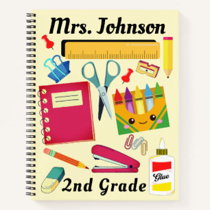 2nd Grade Teacher's School Supplies Notebook