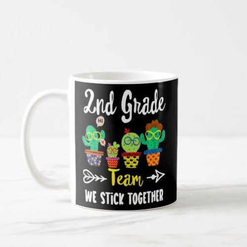 2nd Grade Team  Cactus Crew 2nd Grade Teacher Squa Coffee Mug