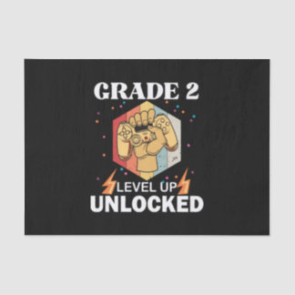2nd Grade Unlocked Level Up Back To School First Tissue Paper