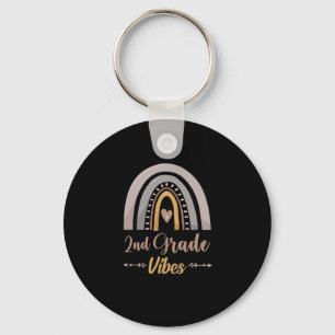 2nd Grade Vibes Second Grade Back to School Keychain