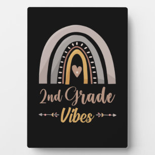 2nd Grade Vibes Second Grade Back to School Plaque
