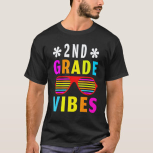2nd Grade Vibes Sunglasses Back To School First Da T-Shirt