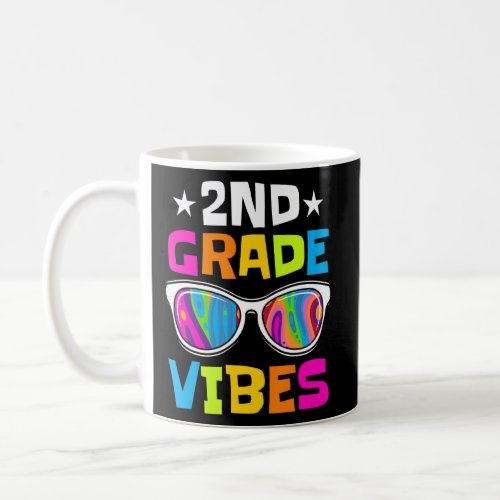 2nd Grade Vibes Sunglasses Back To School T_  Coffee Mug