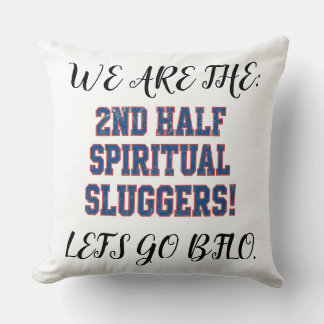 2nd half throw pillow