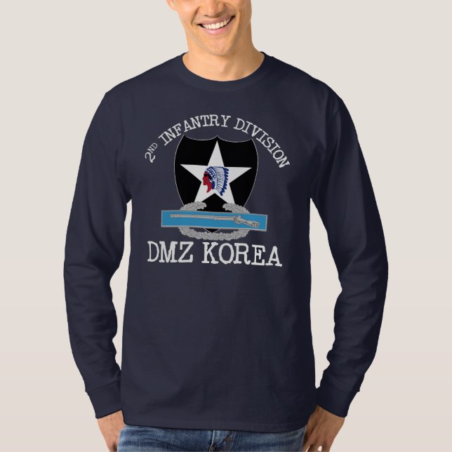 2nd ID DMZ Vet with CIB T-Shirt (Front)