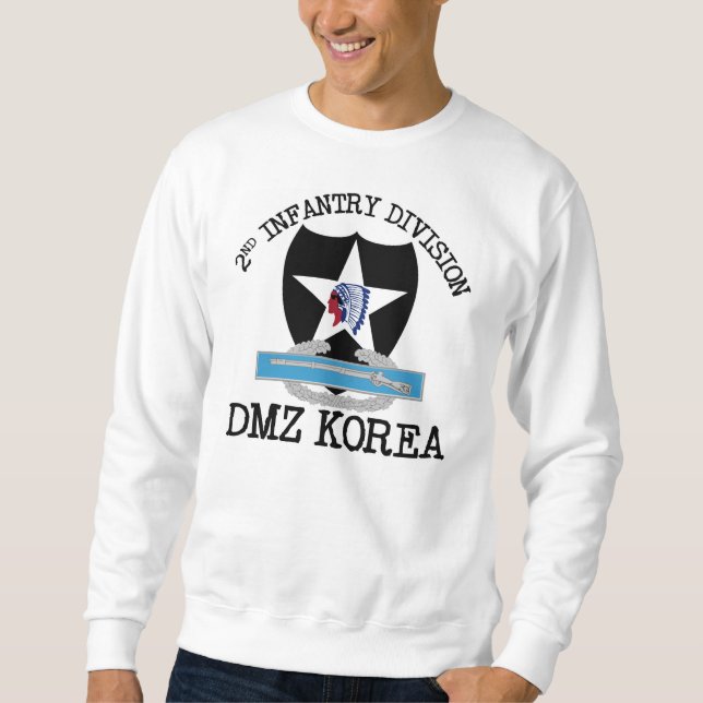 2nd ID Korea DMZ Vet with CIB Sweatshirt (Front)