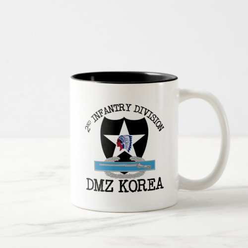 2nd ID Korea DMZ Vet with CIB Two_Tone Coffee Mug