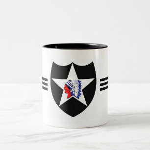 2nd Infantry Div. - Army Two-Tone Coffee Mug