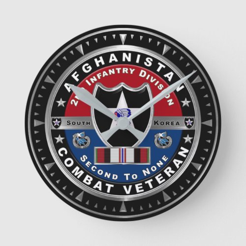 2nd Infantry Division Afghanistan Combat Veteran Round Clock
