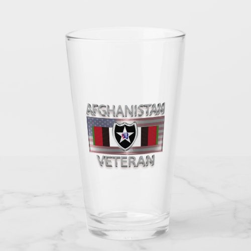 2nd Infantry Division Afghanistan Veteran Glass