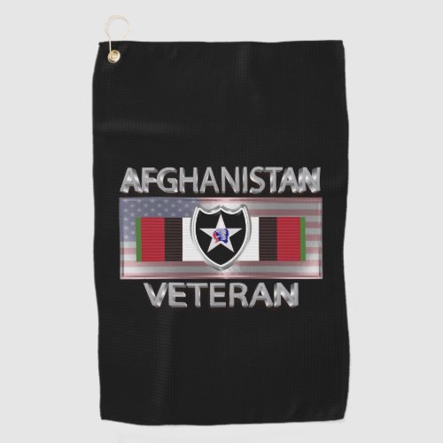 2nd Infantry Division Afghanistan Veteran Golf Towel