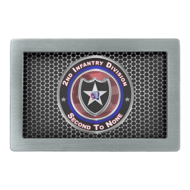 2nd Infantry Division  Belt Buckle (Front)
