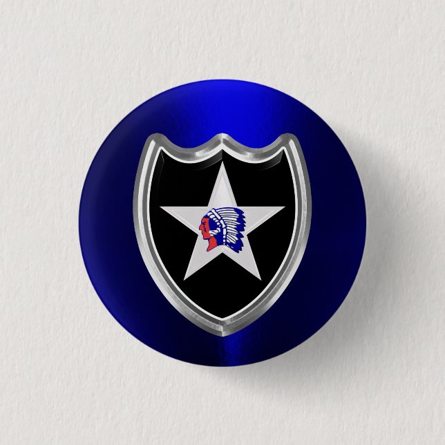 2nd Infantry Division  Button (Front)