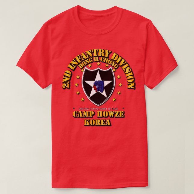 2nd Infantry Division Camp Howze T-Shirt (Design Front)