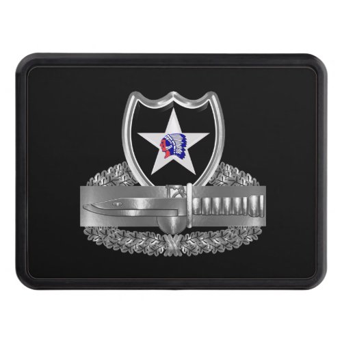 2nd Infantry Division Combat Action Badge Hitch Cover