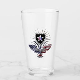 2nd Infantry Division Cool Eagle Glass