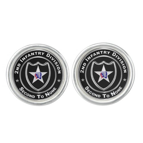 2nd Infantry Division  Cufflinks