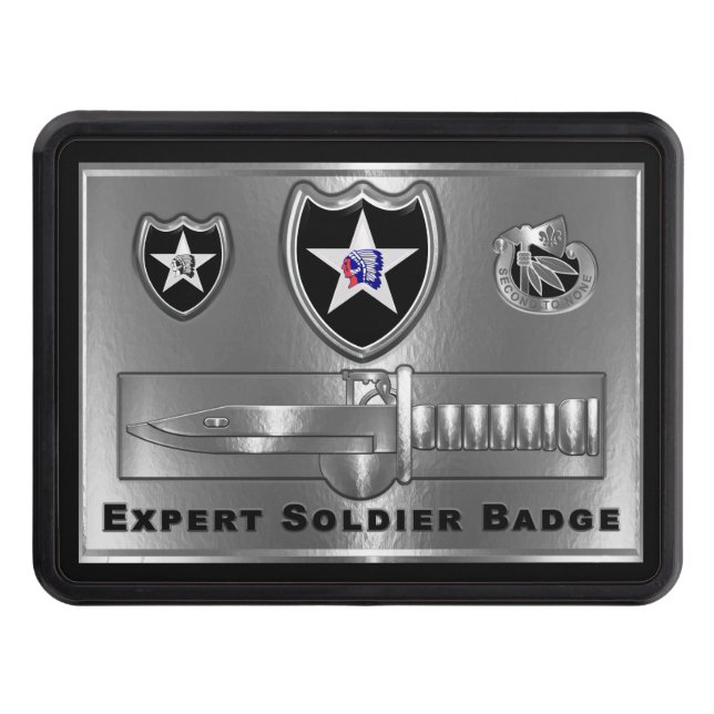 2nd Infantry Division “Expert Soldier Badge” Hitch Cover (Front)